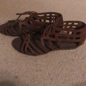 Brown Kelly &katie sandals 11M